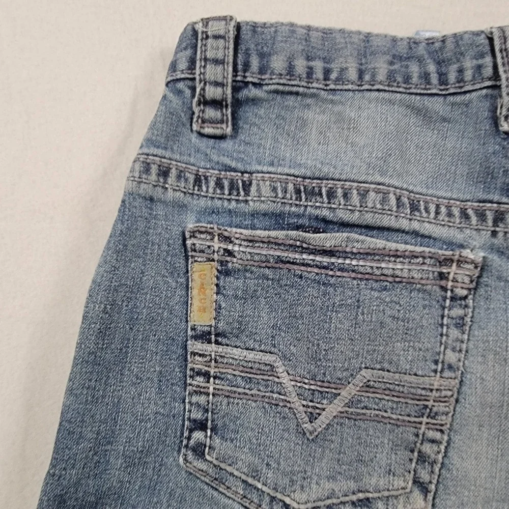 Cinch Jeans Boys 18S Blue Boot Cut Slim Fit Cotton Stretch Western